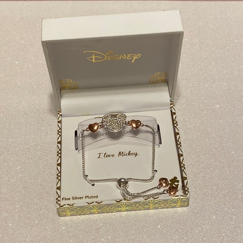 Disney “I Love Mickey” Bracelet with Slider Closure